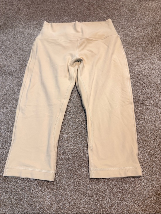 lululemon athletica Pants - lululemon athletica Neutral Cream Capri Leggings